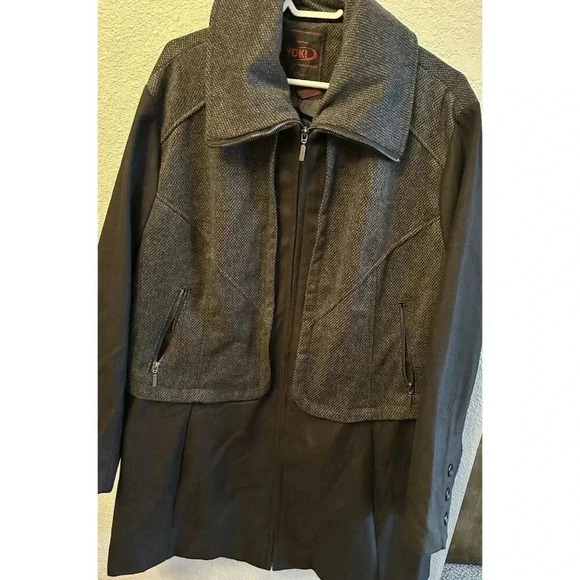 New York Yoki Outerwear Collection Woman's Full Zip Coat Size 3XL - Picture 1 of 8